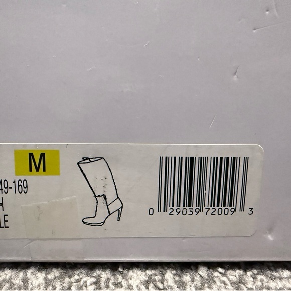 Nine West Black Leather Knee-High Boots - Picture 2 of 7